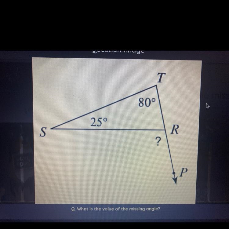 What is the value of the missing angle-example-1