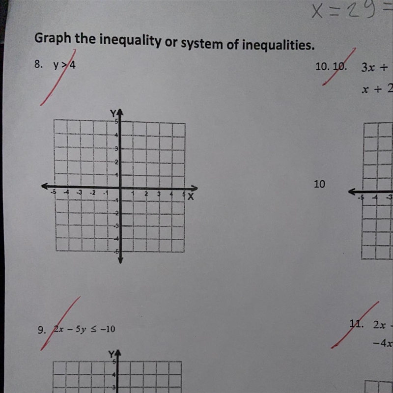 I need help with number 8 and can you please graph with the graph in the picture-example-1