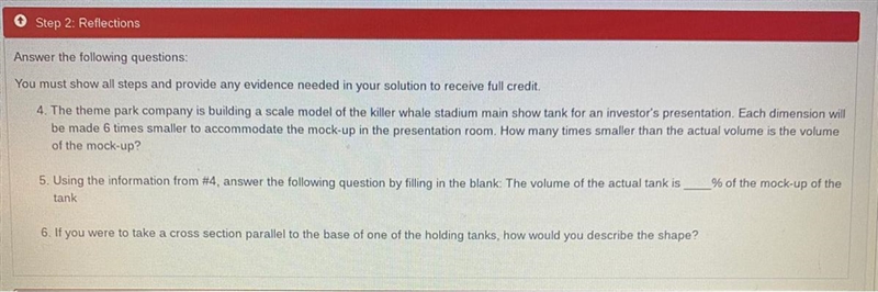 Main Show Tank Calculation:1. The main tank has a radius of 70 feet. What is the volume-example-1