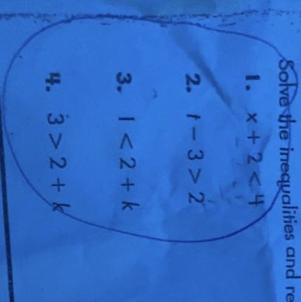 Solve the inequalities and represent the possible values of the variable on a number-example-1