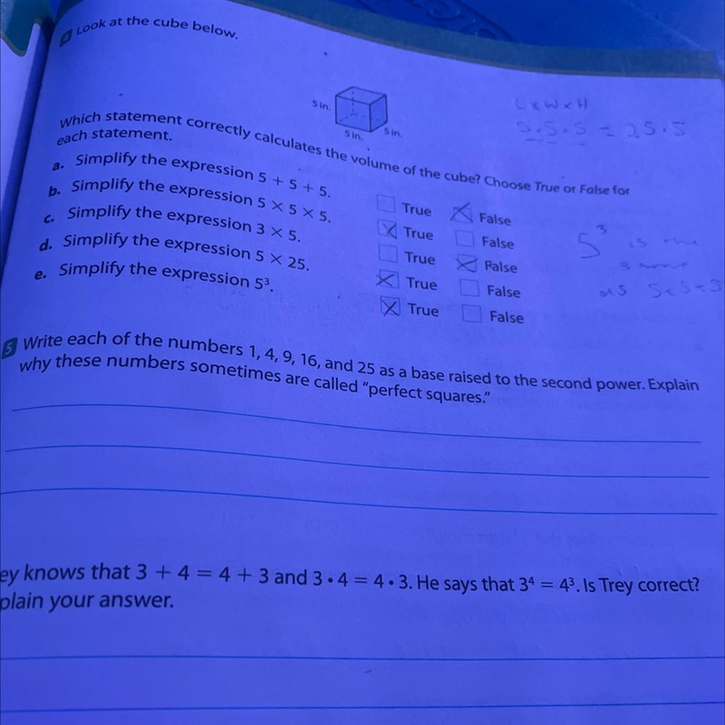 Write each of the numbers one, four, nine, 16 and 25 as a base raise to the second-example-1