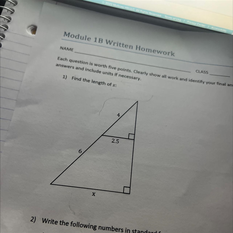 Similar right triangle-example-1