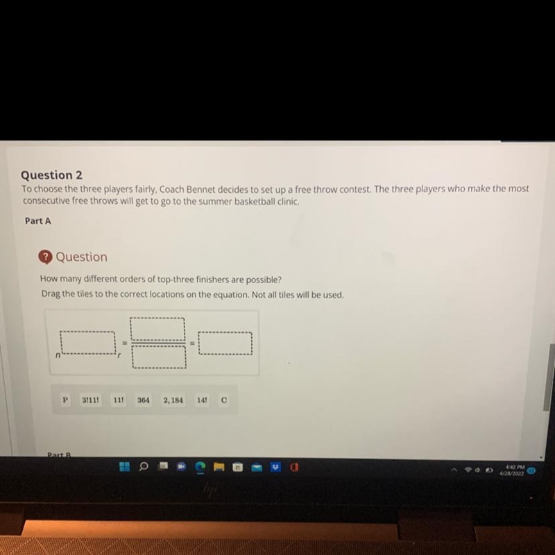 Can someone help me with these probability questions it’s only a two parter?-example-1