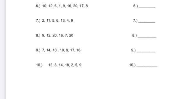 Calculate the mean for each set of data round to the nearest tenths-example-1