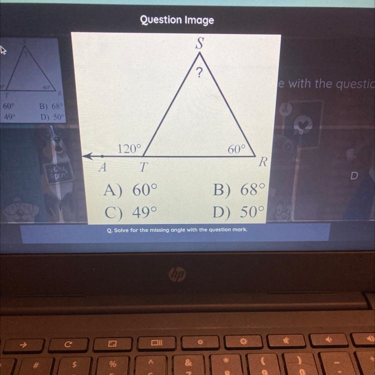 What’s the Missing angle-example-1