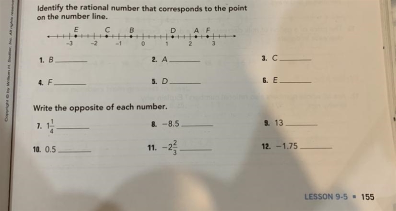 Please help me. The concept I am learning is rational numbers in 6th grade.-example-1