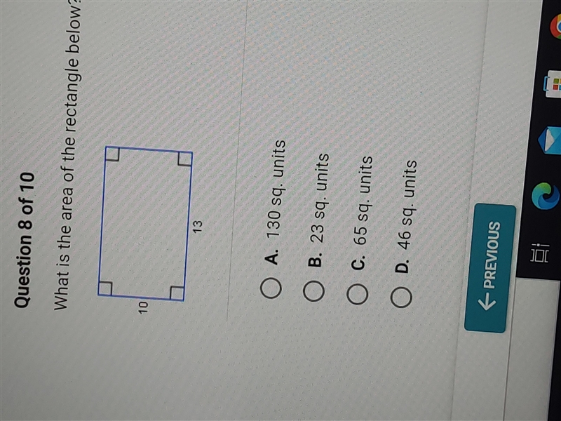 What is the area of the rectangle below-example-1