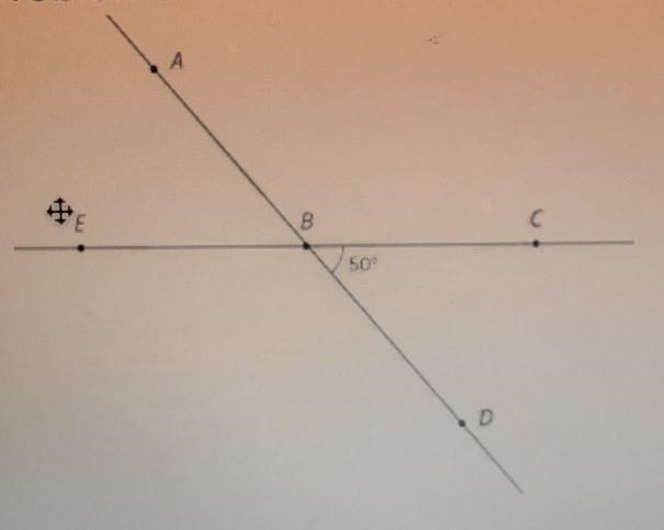 1. Use the diagram to find the measures of each angle. Explain your reasoning a. ABCb-example-1