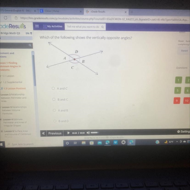 ce Math Q30%Which of the following shows the vertically opposite angles?QDtandАBFindingAngles-example-1