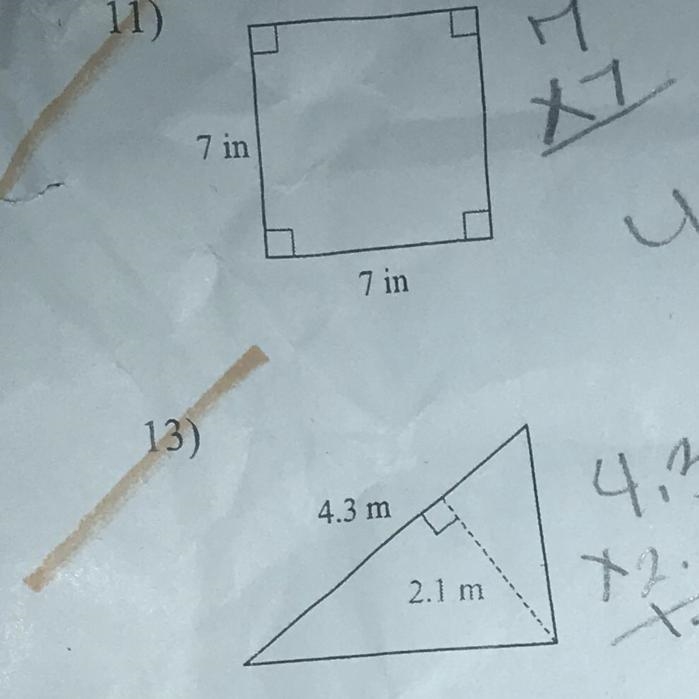 Can anyone help me find the area of these two ty-example-1