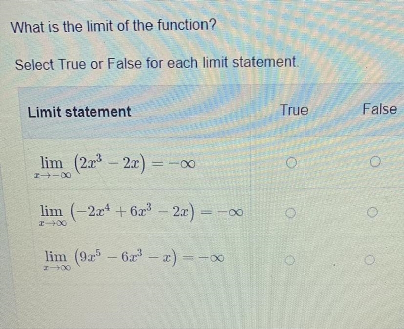 Hi I need help with this practice question from my calculus prep guide-example-1