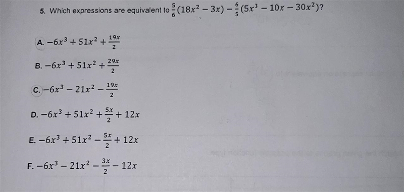 Which expressions are equivalent to…-example-1