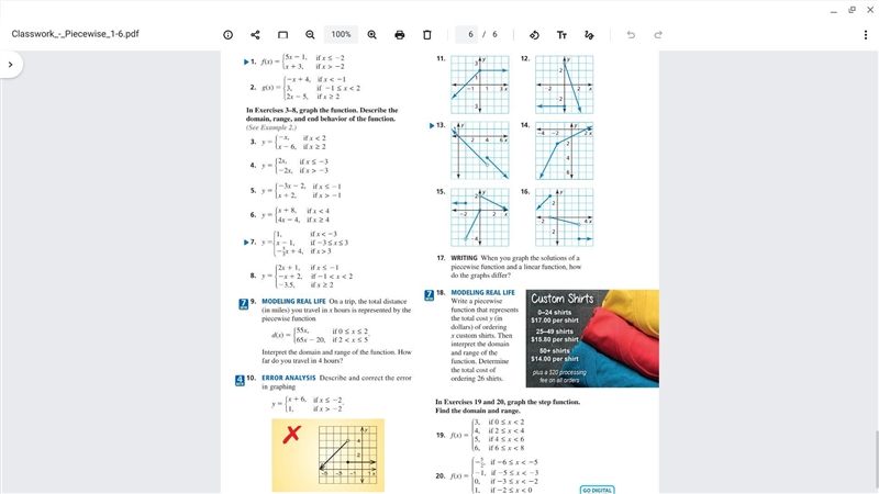 I need help from questions 1-20 because i do not understand picewise functions thank-example-1