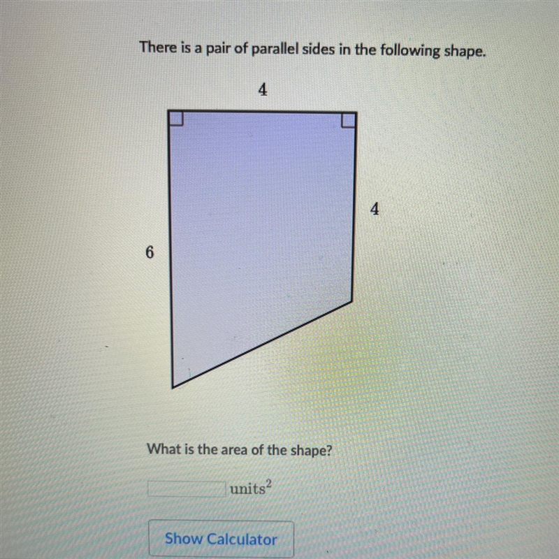 What is the area of this shape-example-1