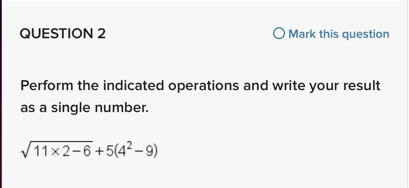 Square root of 11 X 2 -6 +5 (4sqaured -9)-example-1