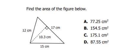 Find the area of the figure below-example-1