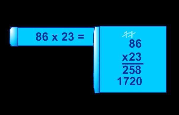 What is the last step in this process? A, Find the difference between partial products-example-1