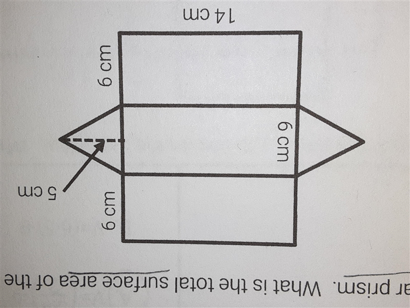 The net below depicts a triangular prism. What is the total surface area of the prism-example-1