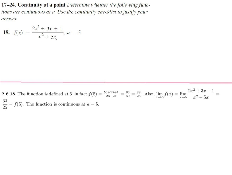 Under the pink line is the answer, simply explain the process-example-1