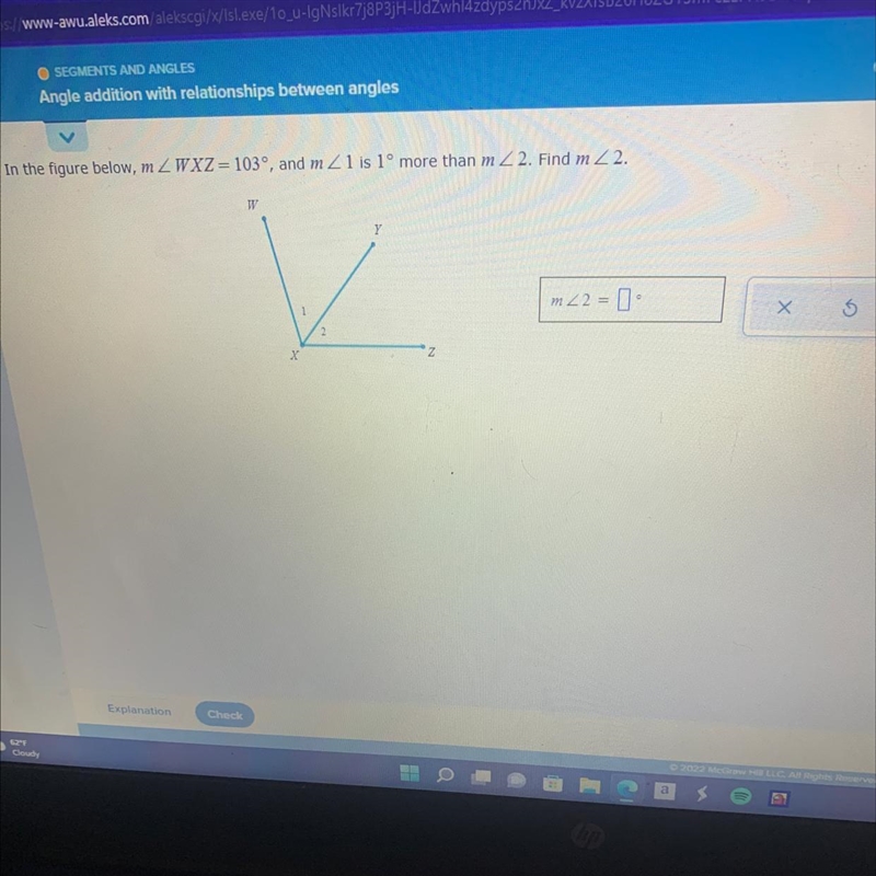 Please help me with this i need to solve for m<2-example-1