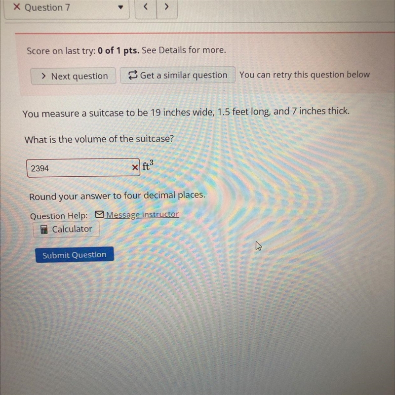 Pls help Geometry What is the volume?-example-1