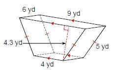 Find the volume of each prism. Round your answers to the nearest tenth, if necessary-example-1