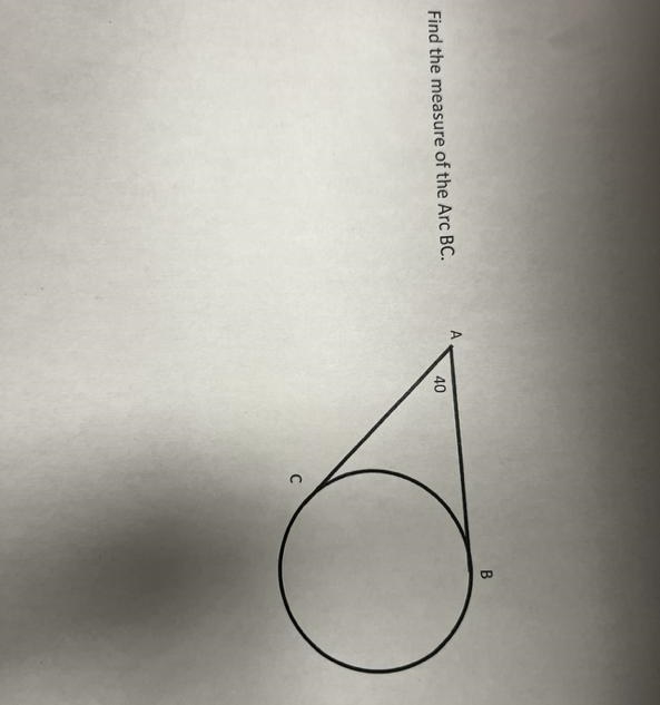 Find measure of Arc BC-example-1