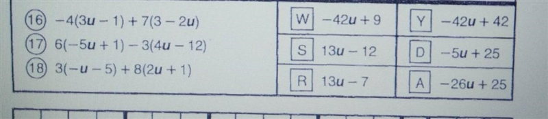 I need help with number 17. you have to simplify the expression and ur answer will-example-1