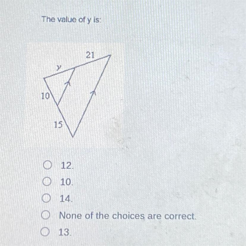 The value of Y is? I’ve been stuck on this for a while please help!-example-1