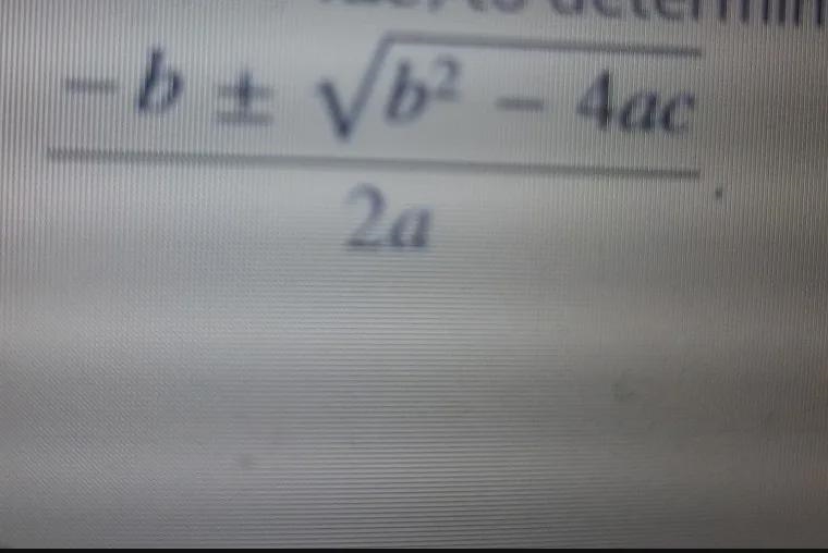 Use the discriminant, b^2 - 4ac, to determine the number of solutions of the following-example-1