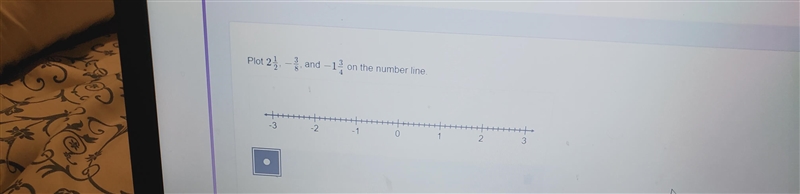 Plot 2. - and -1, on the number line 3 3 1 2 0 - 1 -2 -3 6 7 태 Type here to search-example-1