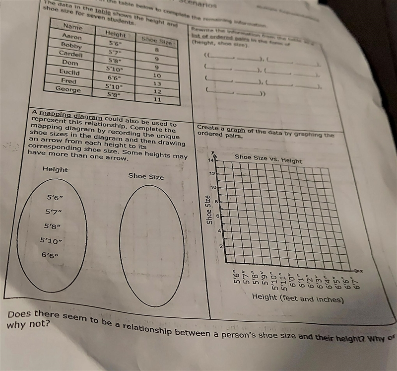 Use the information in the table to complete the remaining information. Note: The-example-1