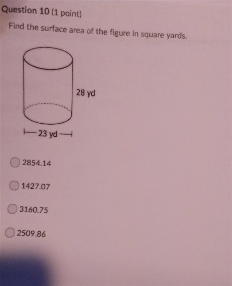 Then the surface area of the figure in square yards.-example-1