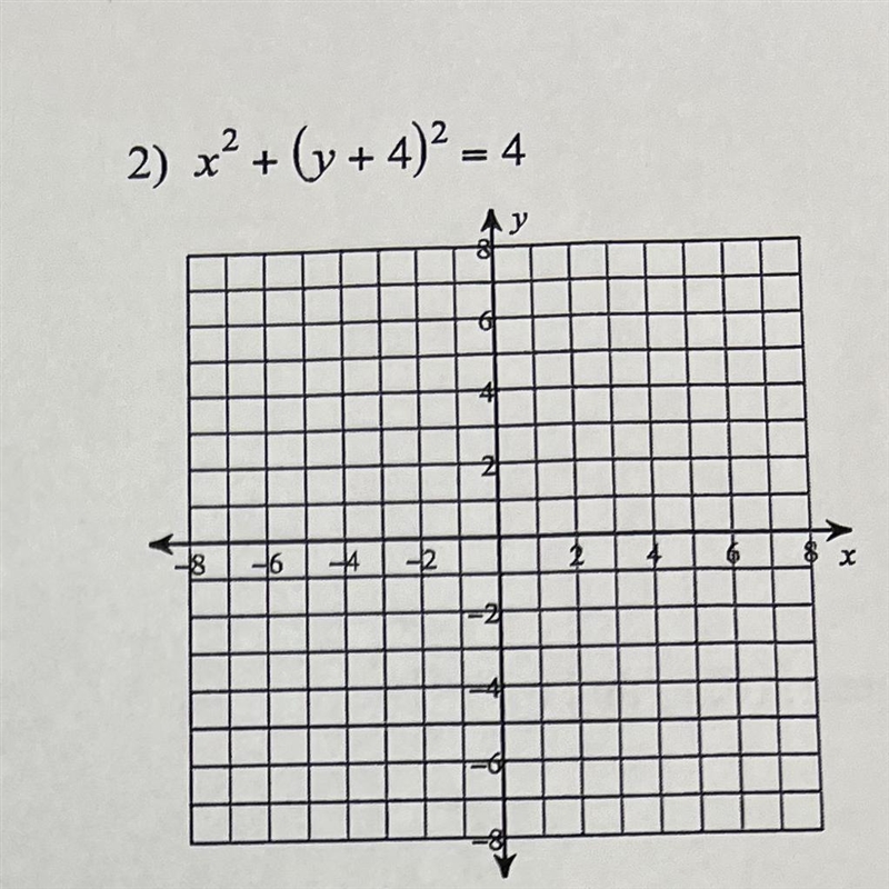 I need help with the work 2, graph the equation:-example-1