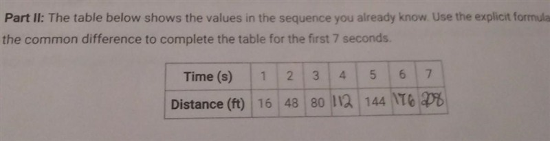 Part III: Use the table from part Il to answer the questions. a The values in the-example-1