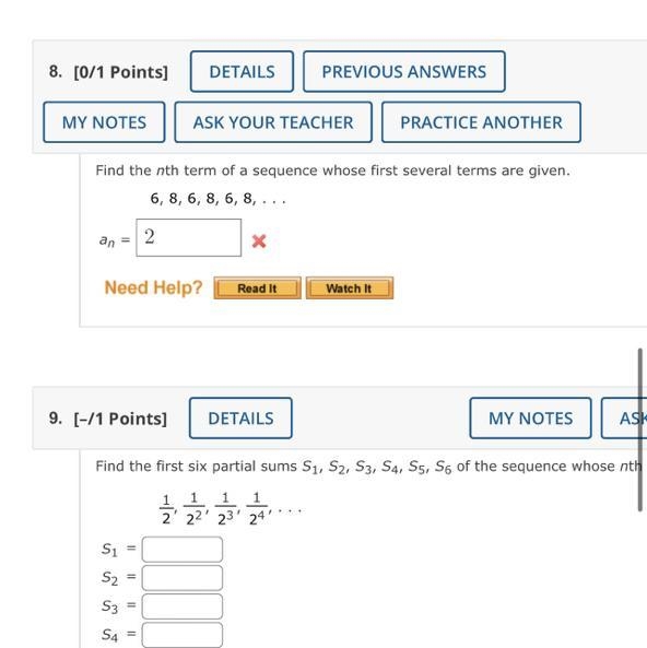 Please help me on #8 I don’t know what I did wrong-example-1