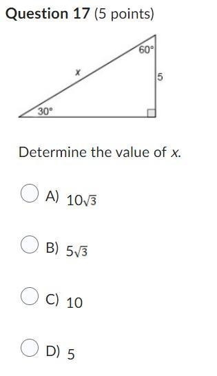 Determine the value of x.-example-1