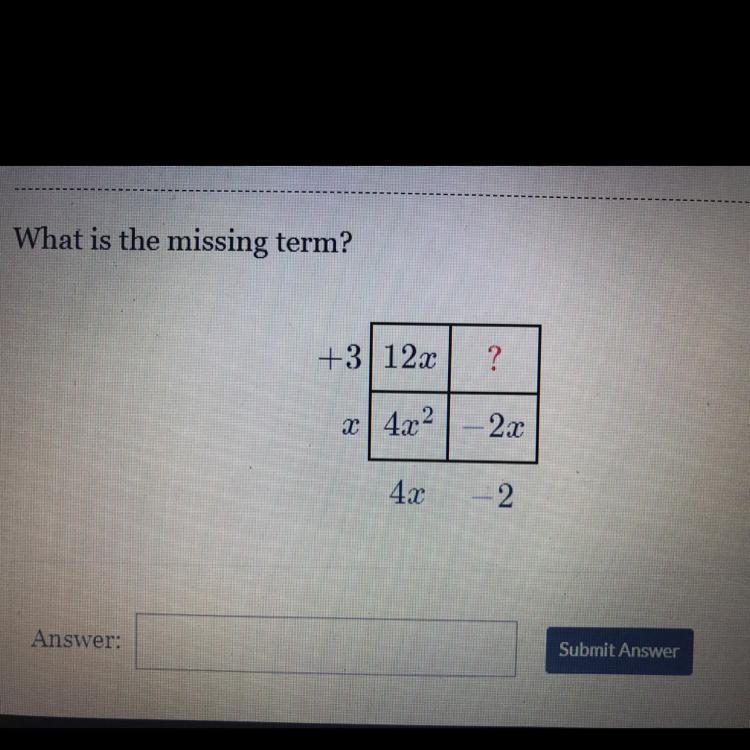 What is the missing term? Please help me!-example-1