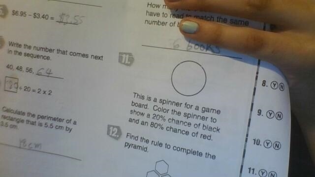 This is a spinner for a game board. color the spinner to show 20% chance of black-example-1