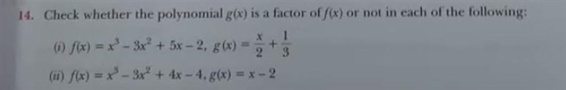 Hi i have uploaded the question in the image. Equation no. 2 (ii).-example-1