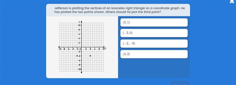 Where should he plot he third point-example-1