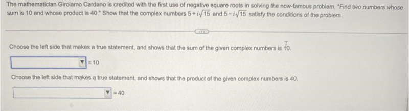 Choose the left side that makes a True statement, and shows at the sum of the given-example-1