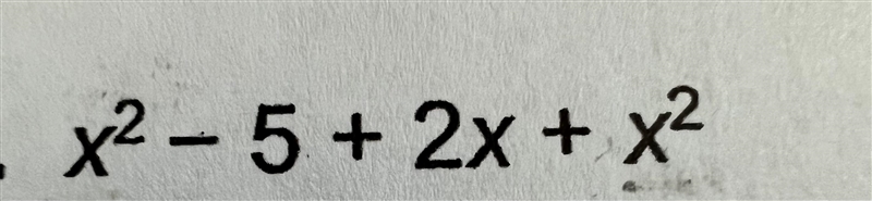 Combine like terms and write each expression in standard form-example-1