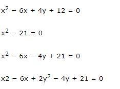 If a parabola's focus is at (3, 4) and the directrix is at y = 2, what is the equation-example-1