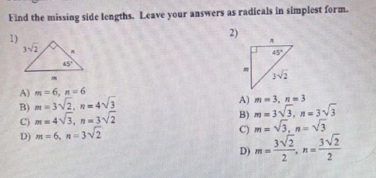 Hey guys ! Can anyone help me with these problems please and thanks-example-1