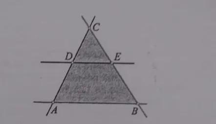 If |AB| / |DE|=7/5 then what is |AD| / |CD|?DE is parallel to AB-example-1