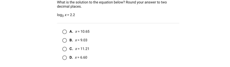 What is the solution to the equation below? Round your answer to two decimal places-example-1