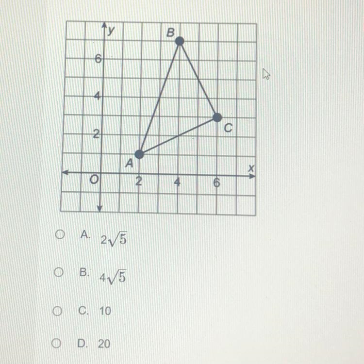 What is the area of ABC?-example-1