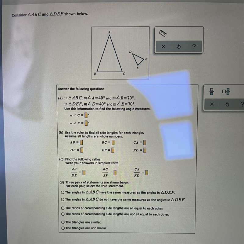 May I please get help with a and b? I have tried many times but still could not get-example-1