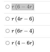 The width, W , of a rectangle is 4 less than 6 times the length, which would find-example-1